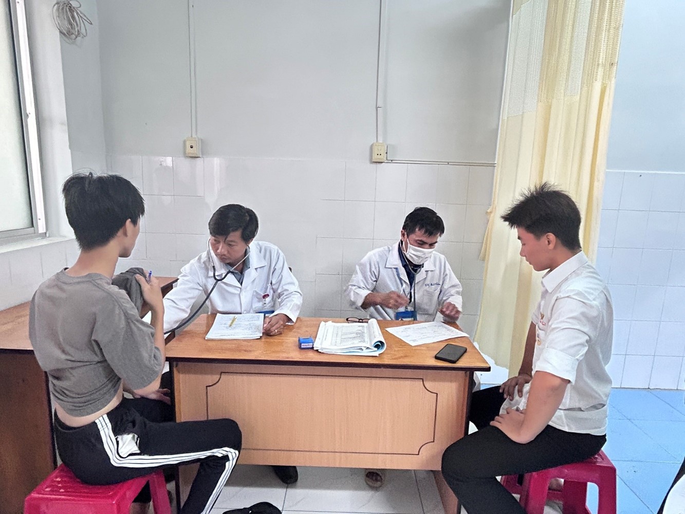 Trung tâm Y tế Tịnh Biên khám sơ tuyển sức khỏe tuyển sinh quân sự năm 2026